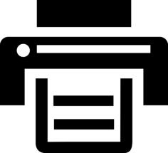 Office Printer Silhouette Cutting Svg Files, Free Vectors File